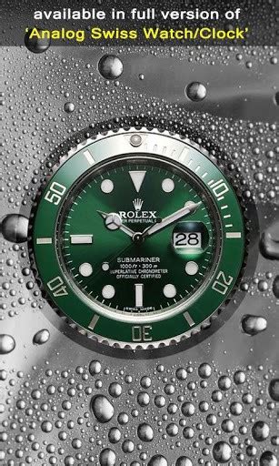 Rolex Watch Live Wallpaper for Android 